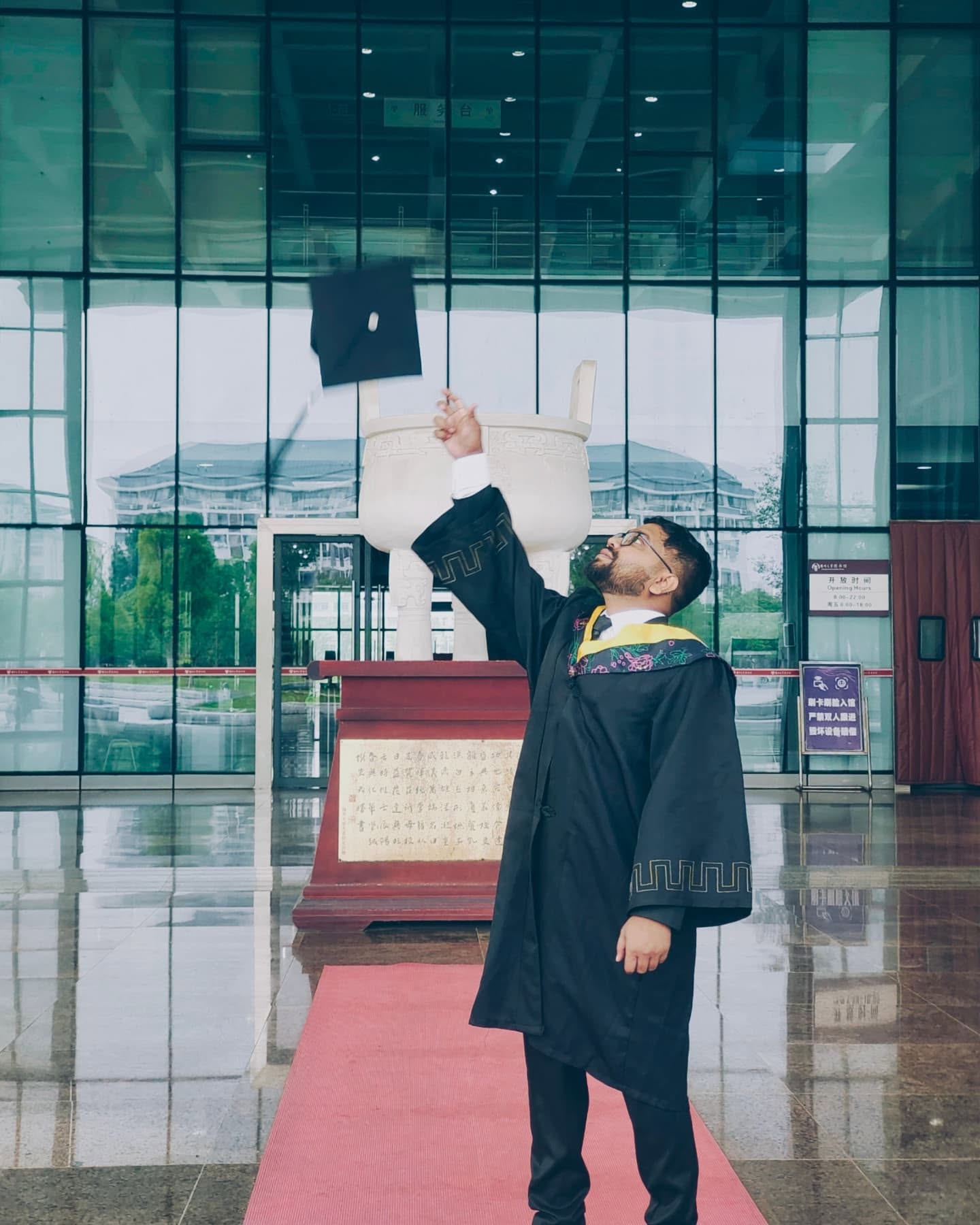 Rakibul Hasan Asif at graduation